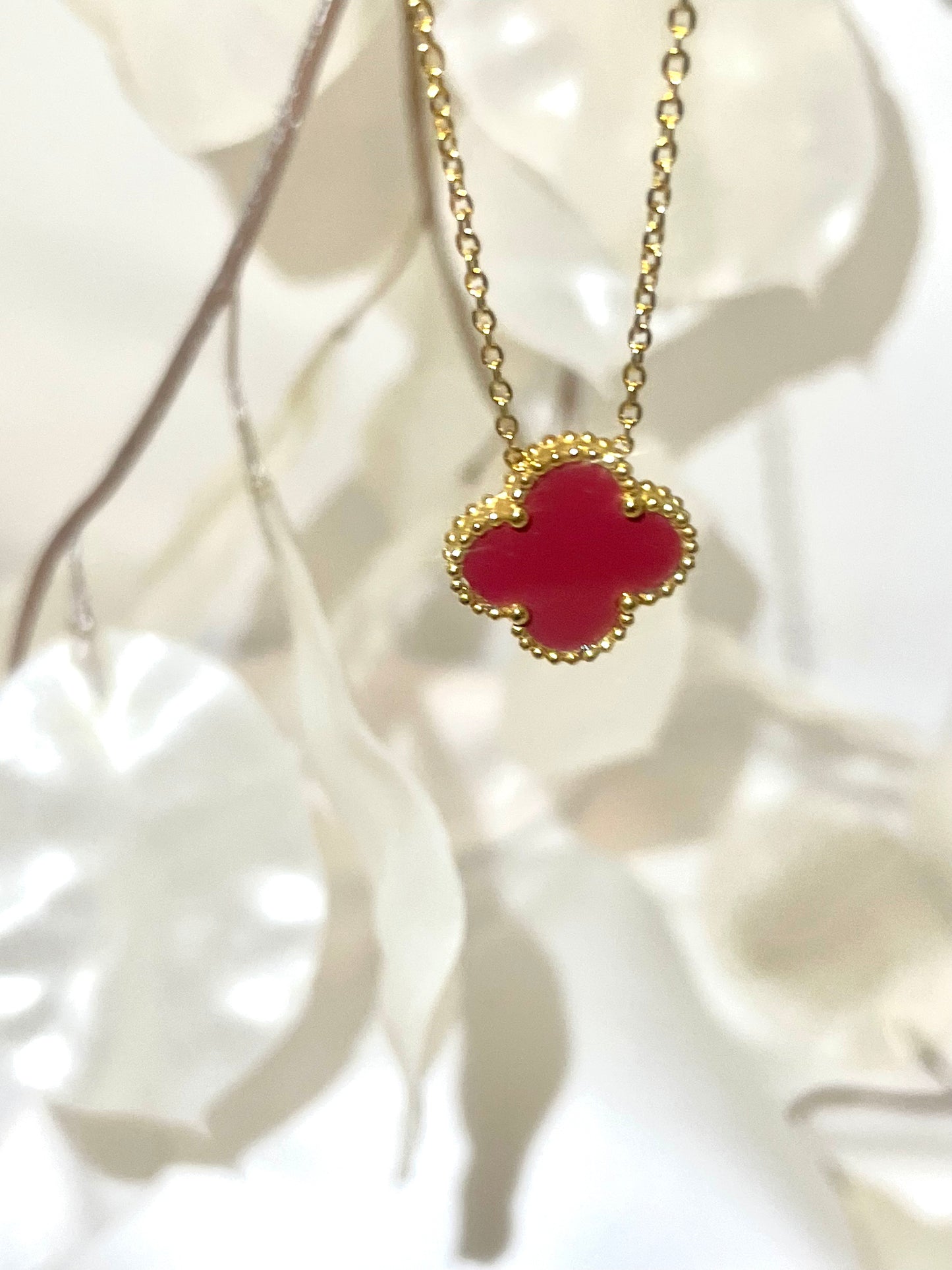4 Leaf Clover Set "Red"