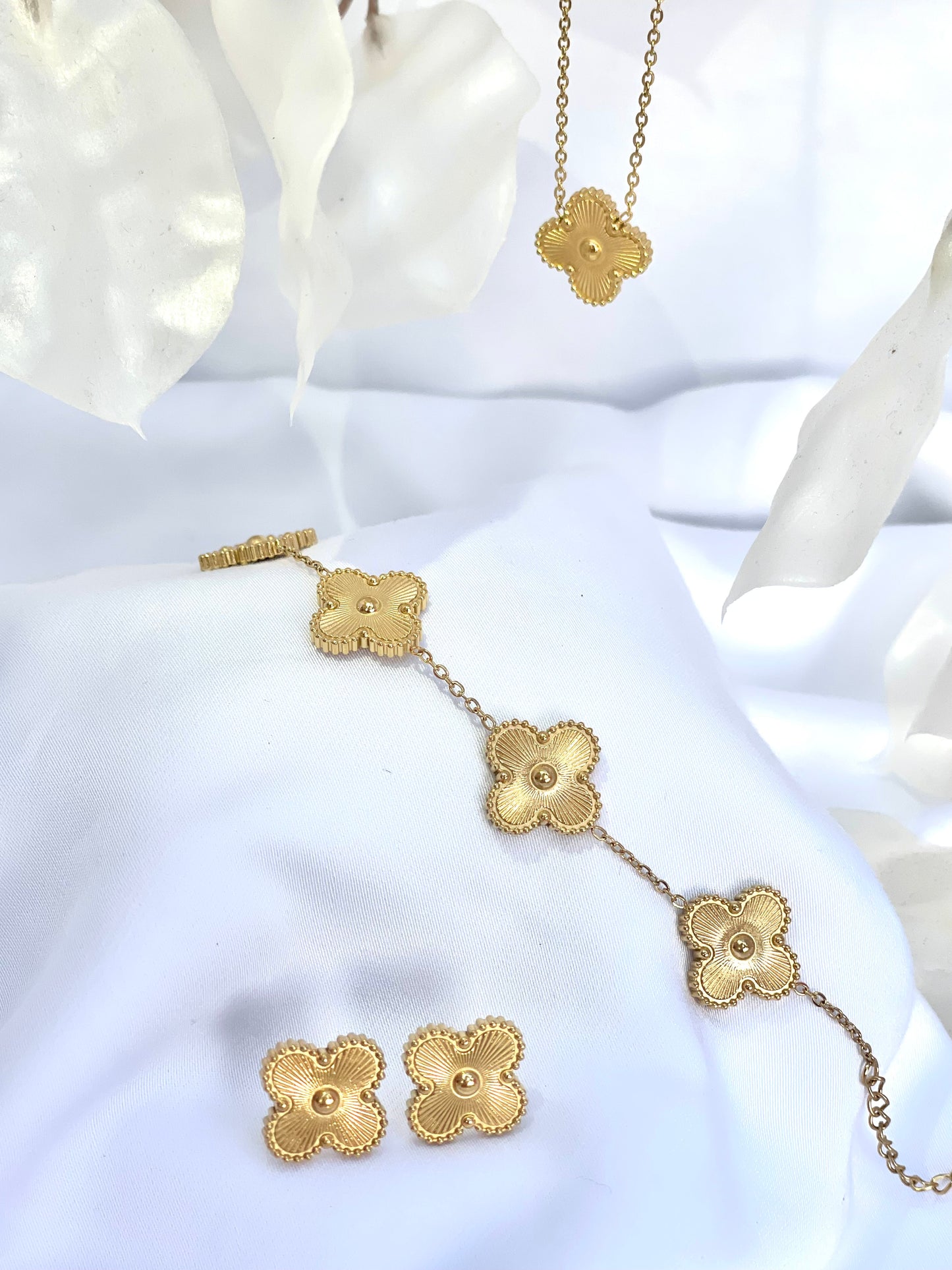 4 Leaf Clover Set "Gold"
