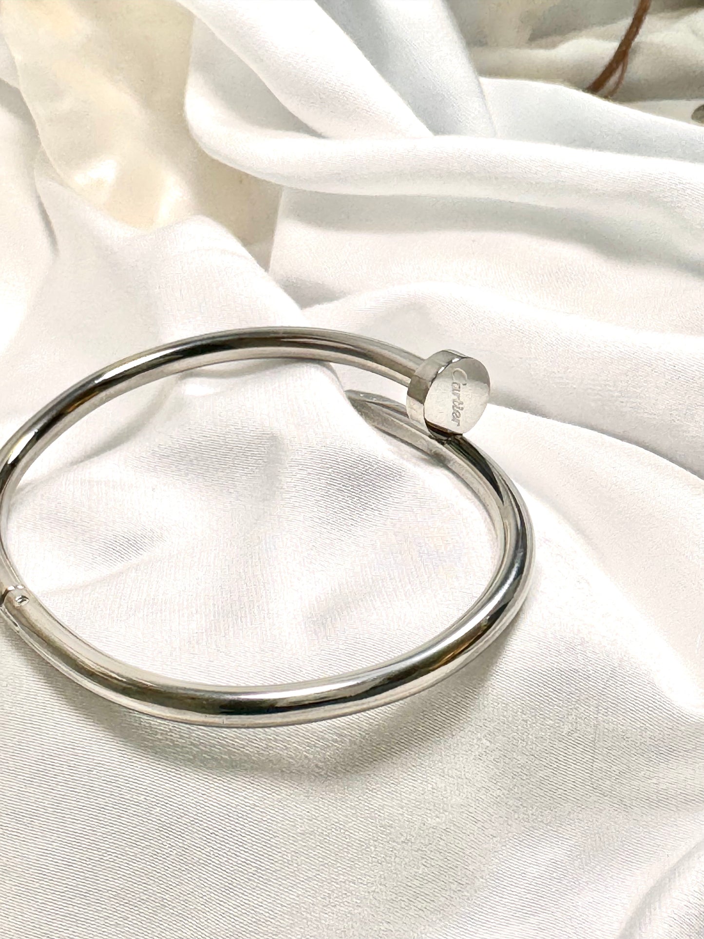 Nail Bangle - Gold or Silver