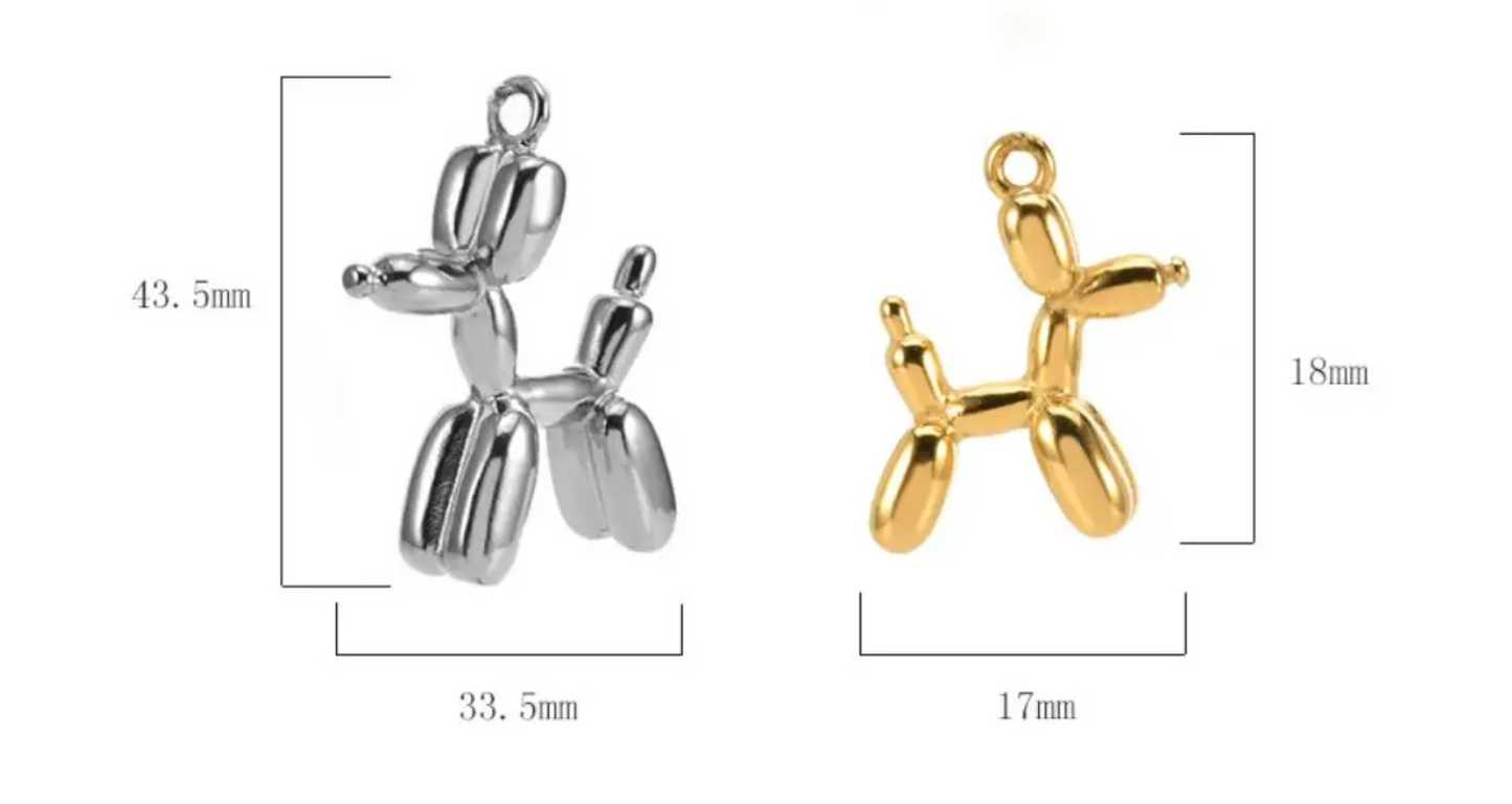 Necklace Peanut & Peanut Jr Ballon Dog Pendant